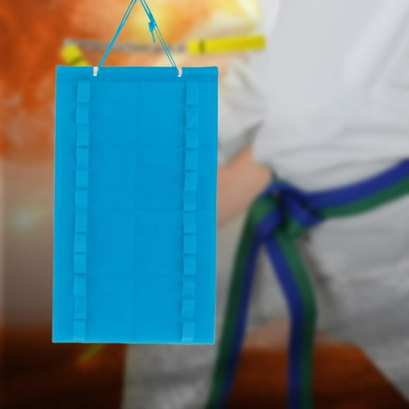 Almacenamiento de Cinturón de Taekwondo, Organizador de Cinturón de Artes Marciales, Colección Ligera para Niños, Soporte Colgante, Cinturón de Karate