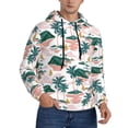thumbnail image 2 of Sikiie Hawaii Palms Men's Hoodie, Essentials Hoodie, Sweatshirt, Pullover Hooded Sweatshirt for Men-Small, 2 of 7