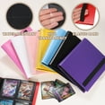 thumbnail image 3 of Uxcell 4 Pocket Trading Card Binder, PU Cover Card Collection Binder 160 Side Loading Card Binder Card Album Folder for TCG, Game Cards, Sports Cards(Light Blue), 3 of 7
