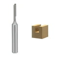thumbnail image 3 of Uxcell1/4 Shank 1/8" Cutting Diameter Straight Flute Carbide for Woodworking Router Bit 4 Pack, 3 of 5