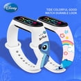 thumbnail image 4 of Reloj de pulsera luminoso con personaje de dibujos animados para niños de Disney Stitch Sonic, LED táctil, resistente al agua, regalo deportivo, juguetes, 4 of 5
