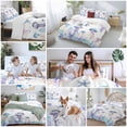 thumbnail image 5 of 3 Piece Coastal Jellyfish Duvet Cover Set Twin Size, Microfiber Comforter/Quilt Cover with Corner Ties and 2 Pillowcases, Summer Beach Nautical Ocean All Season Soft Bedding with Zipper Closure, 5 of 8