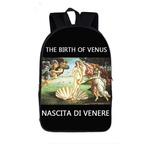 Starry Night Van Gogh Michelangelo Backpack for Teenage Girls Boys School Bags Children Bookbag School Backpack Women Backpack
