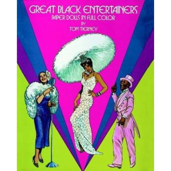 Pre-Owned Great Black Entertainers: Paper Dolls in Full Color (Paperback) 0486247481 9780486247489