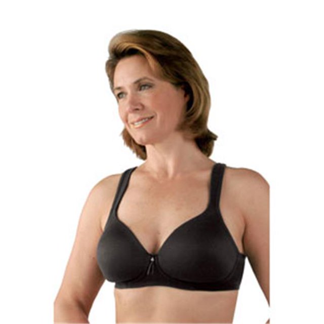 Classique Soutien-gorge de Mode Post Mastectomie 759E&44; Noir - Taille 44D