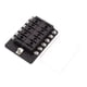 thumbnail image 2 of 12 Way Blade Fuse Box Holder Fuse Blocks con Indicador LED rojo 10Pcs Fuses 10Pcs Terminal Abanopi Bloque de fusibles, 2 of 7