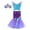 Z02-Purple, variant on YAYUBA Tutu Dreams Mermaid Dress Outfit for Girls Birthday Party Summer Vocation Beach Dress Up Clothes Gifts