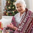thumbnail image 2 of LHSHID 85th Birthday Gifts Blanket 85th Birthday for Women 85th Birthday Gift Ideas 85 Year Old Birthday Decoration for Friend Mom Wife Grandmother Unique 85th Birthday Gift 50x60in, 2 of 6