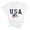 White, variant on HCYSFG Womens USA T Shirts Crewneck Short Sleeve American Flag Letter Graphic Relaxed Fit Patriotic Tees Everyday Summer Tops