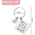 thumbnail image 2 of I Love Daddy So Much Keychain for Dad Father's Day Gifts for Men Father Christmas Gifts for Dad from Son Daughter, 2 of 13