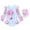 Sky Blue, variant on LRen Toddler Girl Swimsuit 1pcs Sets 4t Swimsuit Girls Upf 50+ Rash Guard for Girls Quick Dry Kid Summer Beach Swimwear Floral Swim Suits