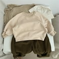 thumbnail image 4 of Durtebeua Baby Boys Pullover Sweatshirts Oversized Long Sleeve Pullover Tops Causal Spring Fall Blouse 2-3 Years, 4 of 5