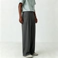 thumbnail image 4 of Men Big & Tall Microfiber Pleated Dress Slacks Light Comfort Fabric S-XL, 4 of 8