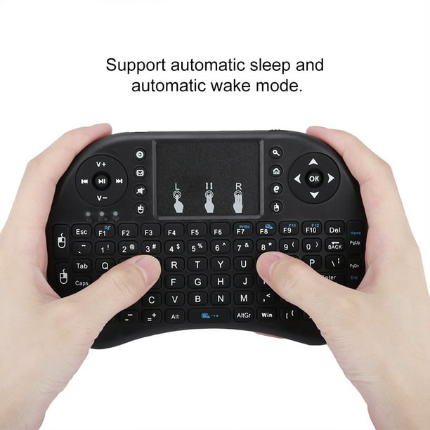 Fyydes Mini clavier sans fil i8 Flying Mouse pour multimédia