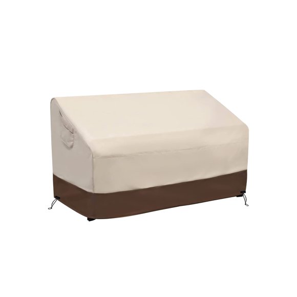 Roastove Housse de Sofa/causeuse/banc de Patio Extérieur 100 % Imperméable, Housses de Mobilier de Patio de Pelouse avec Évent, Convient jusqu'à 58 L x 32,5 P x 31 H i