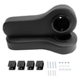 thumbnail image 3 of KOJEM Golf Cart Cup Drink Holders Set Rear Seat Arm Rest Universal Fit For EZGO Club Car Yamaha Black, 3 of 10