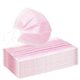 thumbnail image 1 of 50 máscaras de seguridad rosadas de 3 capas, máscaras transpirables protectoras desechables empaquetadas individualmente, 1 of 2