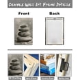 thumbnail image 5 of AVOI Zen Wall Art Gray Poster Spa Stones Picture Zen Canvas Prints for Bathroom Yoga Meditation Room Living Room Bedroom Home Office Decor(Zen-4) Unframe: 8x10in, 5 of 5