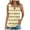 Beige, variant on Pejock Women's Summer Striped Tank Tops, Breathable Pleated Sleeveless Blouse, Loose Fit Casual Shirt, Flowy Round Neck Top, Lightweight & Comfortable, Beach & Streetwear