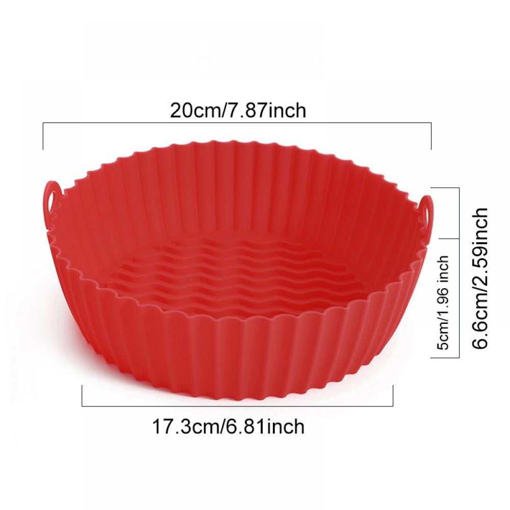 Air Fryer Silicone Pot Air Fryer Oven Accessories Replacement for Flammable Parchment Liner