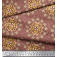 thumbnail image 3 of Soimoi Cotton Voile Fabric Moroccan Damask Fabric Prints by Yard 42 Inch Wide, 3 of 3