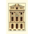thumbnail image 2 of Deneufforge 13x18 Gold Ornate Wood Framed with Double Matting Museum Art Print Titled - Architectural Facade II, 2 of 4