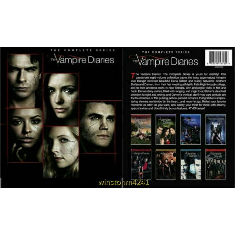 DVD BOX - THE VAMPIRE DIARIES - 1° TEMPORADA COMPLETA - 5 DISCOS