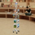 thumbnail image 3 of 4 Tier 16 Pocket 360° Rotating Greeting Card Rack Post Card Rack Retail Display, 3 of 14