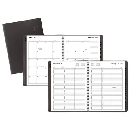 2018 Mead Cambridge Weekly/Monthly Appointment Book/Planner, 12 Months, January Start, Concealed Wirebound, 8
