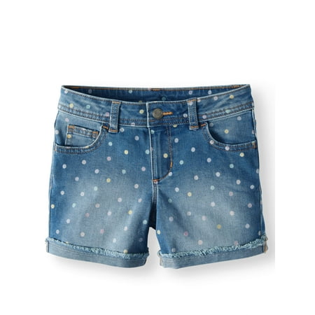 Fashion Denim Rolled Cuff Short (Little Girls, Big Girls & Big Girls Plus)