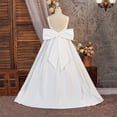 thumbnail image 5 of FYDUU Flower Girl Dress Girls Formal Wedding Pageant Gown with Back Bowknot Sleeveless Dresses A-Line Birthday Party Dress 11 Years, 5 of 9