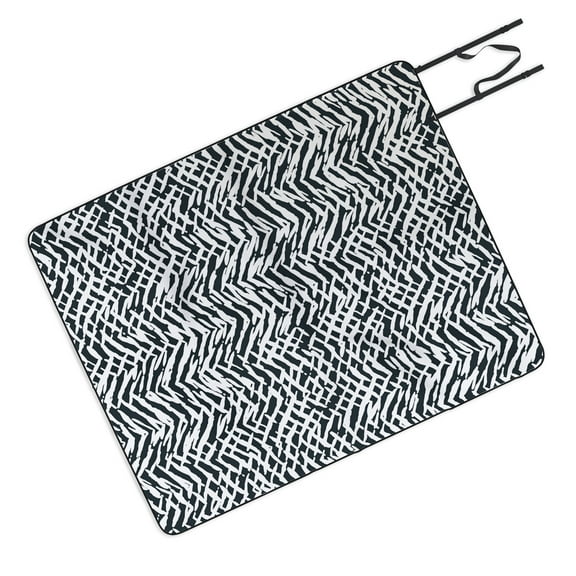 Society6 Ninola Design Japandi Texture Marks Picnic Blanket