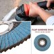 thumbnail image 5 of 10pcs Profesional Flap Discs 115mm 4.5 Discos de lijado 40/60/80/120 Grit muelas abrasivas Cuchillas for amoladora angular, 5 of 8