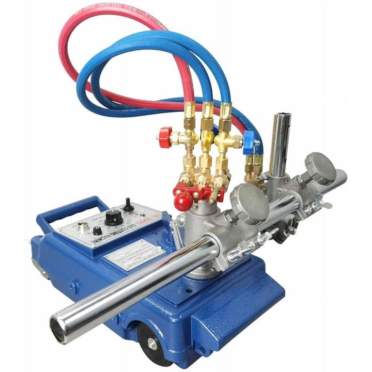INTBUYING 110V Torch Track Burner – Portable Handle Gas Cutting Machine With Track