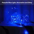 thumbnail image 4 of Tira de luces LED azul con pilas 50 Micro tiras de luces LED 5M Tira de luces LED para interiores y exteriores con temporizador de ahorro de batería Zhivalor  YQ-0313, 4 of 7