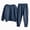 T273-Dark Blue, variant on NOLDARES Little Boys Clothes Toddler Boys 2PCS Sweatshirt Outfits Set Boys Long Sleeve Top Pants Set(T273-Dark Blue)