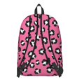 thumbnail image 3 of Black and Pink Leopard Print Backpack for School, Cute School Bag with Adjustable Shoulder Straps and Padded Back, 15.7"x11.8"x5.5", 3 of 5