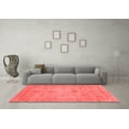 thumbnail image 3 of Ahgly Company Machine Washable Indoor Rectangle Abstract Red Modern Area Rugs, 3' x 5', 3 of 4