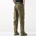 thumbnail image 5 of CHUOU Men's Straight Leg Outdoor Casual Trousers With Multiple Pockets And Loose Work Pants, 5 of 5