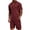 Wine Red, variant on COOFANDY Men's 2 Pieces Outfits Quarter Zip T Shirt and Shorts Set Casual Athletic Suit Summer Tracksuits
