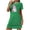 Green, variant on Women's Halloween Pajams Simple Loose Sleepshirt Basic Comfy Sleepdress Orange M