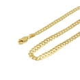 thumbnail image 3 of 10K Yellow Gold 3.80MM Cuban Link Curb Chain Necklace for Men and Women ( Unisex ), 18"-30", 3 of 7
