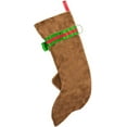 thumbnail image 3 of Pronk! Tan Dachshund Hearth Hound Decorative Dog Christmas Stocking, 3 of 5