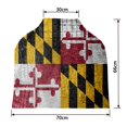 thumbnail image 2 of PKQWTM Maryland State Flag Luxury Crocodile Texture Nursing Cover Baby Breastfeeding Infant Feeding Cover Baby Car Seat Cover, 2 of 2