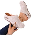 thumbnail image 2 of Xucatan Women's Closed Toe Wedge Sandals, Cozy Lined Casual Summer Shoes with Side Cutout, Slip On Platform Footwear with Solid Color Design, Versatile Style for Spring Daily Gift, 2 of 6