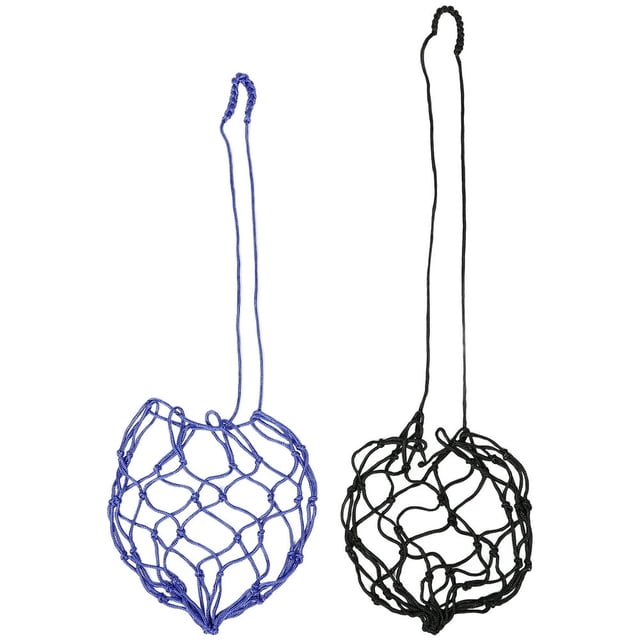 LEEYNEER 2pcs Soccer Training Equipment Football Juggling Bag Trainer Soccer Kick Trainer Professional Football Kick Net Bag Mesh Design Soccer Training Equipment