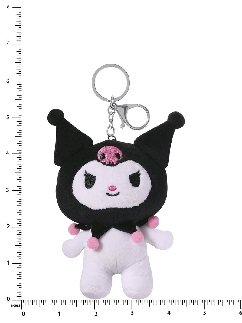Sanrio Hello Kitty & Friends Kuromi Plush Keychain Charm - Walmart.com
