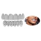 thumbnail image 3 of Diente estilo Hip Hop, joyería de Hip Hop chapada en oro, dientes dorados, aparatos superiores y Plata, 3 of 9