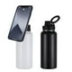 thumbnail image 3 of Billuyoard Botella de agua deportiva de acero inoxidable, tapa a prueba de fugas, tecnología aislada, termo duradero, elegante Teteras negro Tipo de paja, 3 of 6