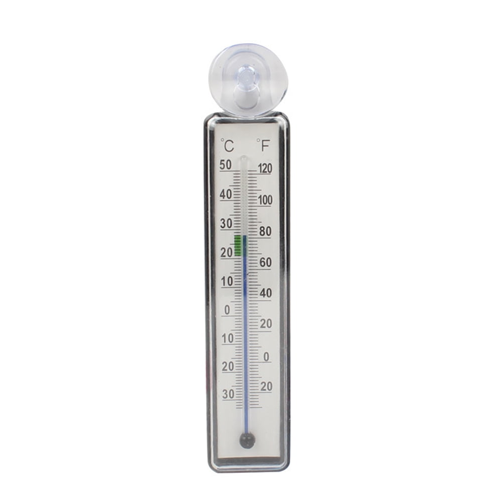 Glass Aquarium Thermometer With Suction Cup Fish Tank Temperature Measurement RS 